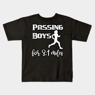 Passing Boys for 3.1 Miles Kids T-Shirt